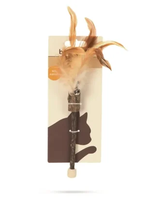 Beeztees Matatabi met Veren - Kattenspeelgoed - 22 cm Koop Vandaag